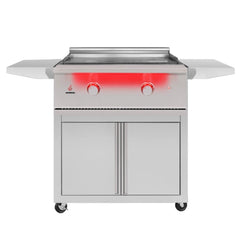 TrueFlame 30" Freestanding Gas Griddle Grill With Cart [TFG30] (SAK89234)