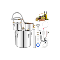 5/10 Gal 22/38 L Water Alcohol Distiller for DIY Whisky-5 Gal