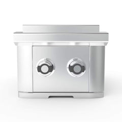 Wildfire Outdoor Living Ranch Pro 14-Inch Stainless Steel Double Side Burner [WFDBLSBRN-BSS/SS] (SAK64352)